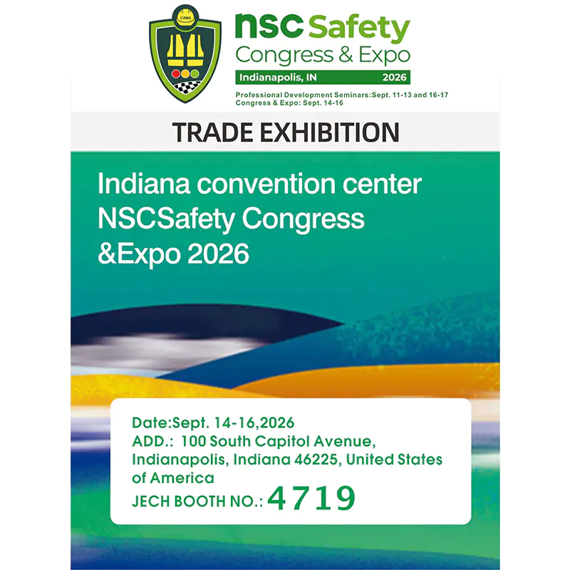 JECH stellt auf dem NSC Safety Congress & Expo 2026 in Indianapolis aus
